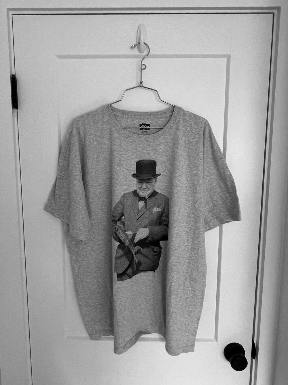 Winston Churchill Heather Grey Tee